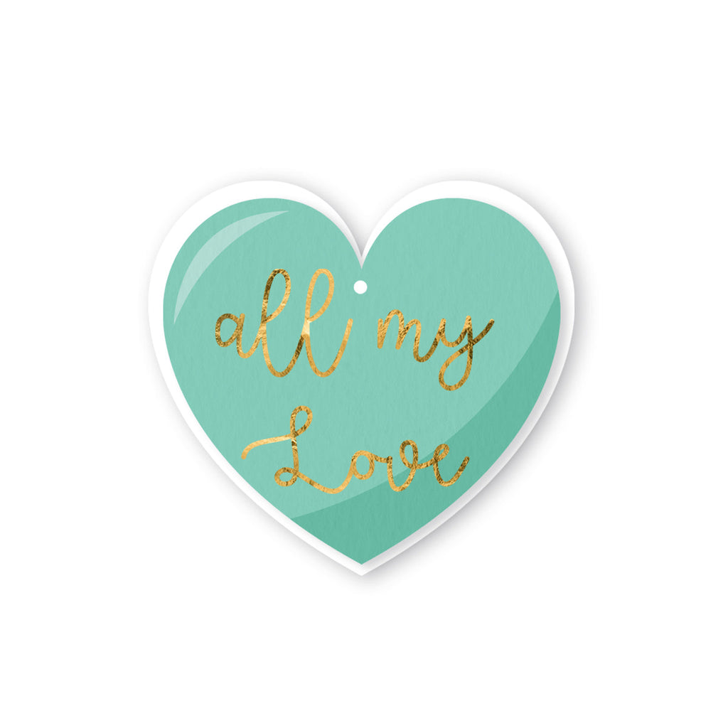 All my love gift tag (Set of 4)