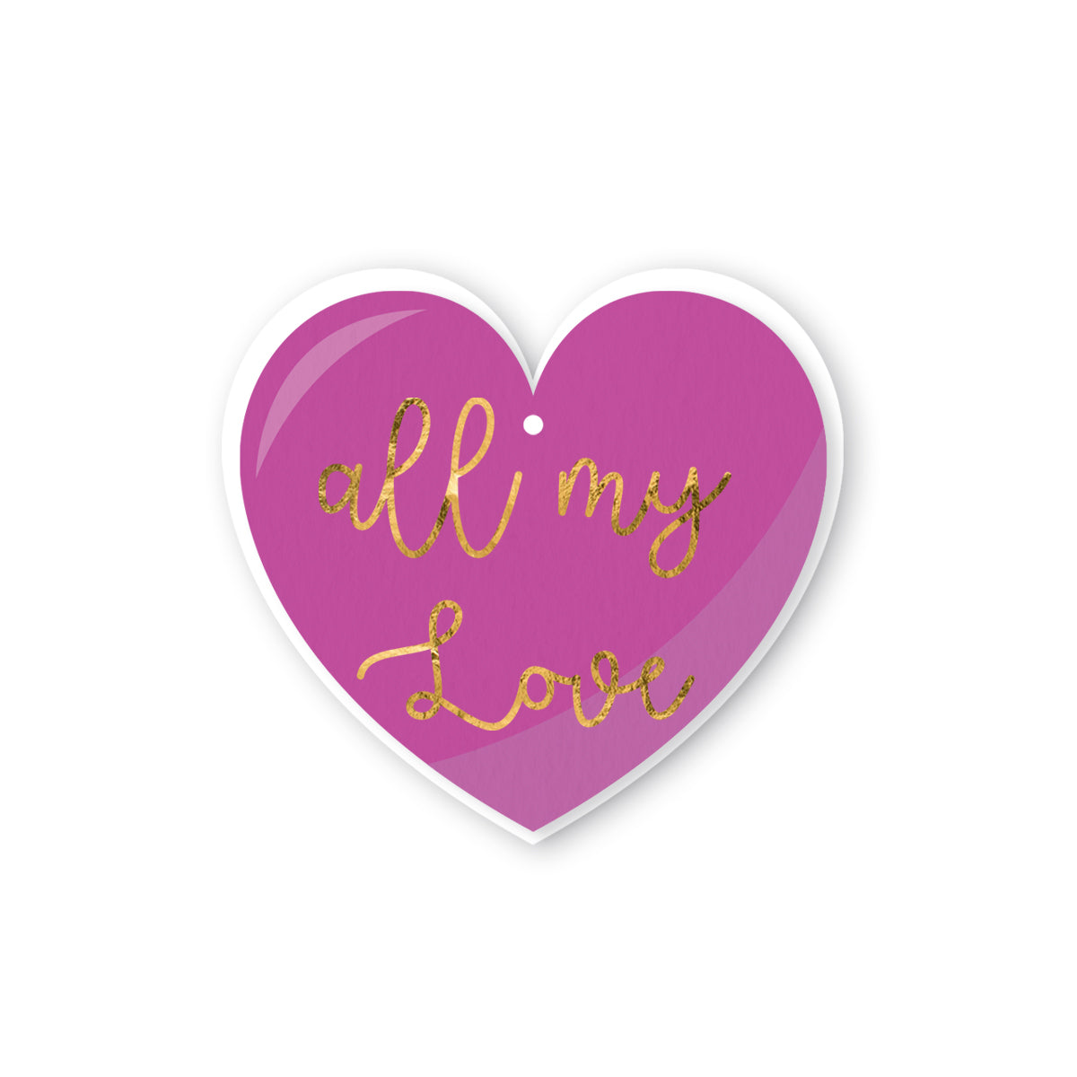 All my love gift tag (Set of 4)