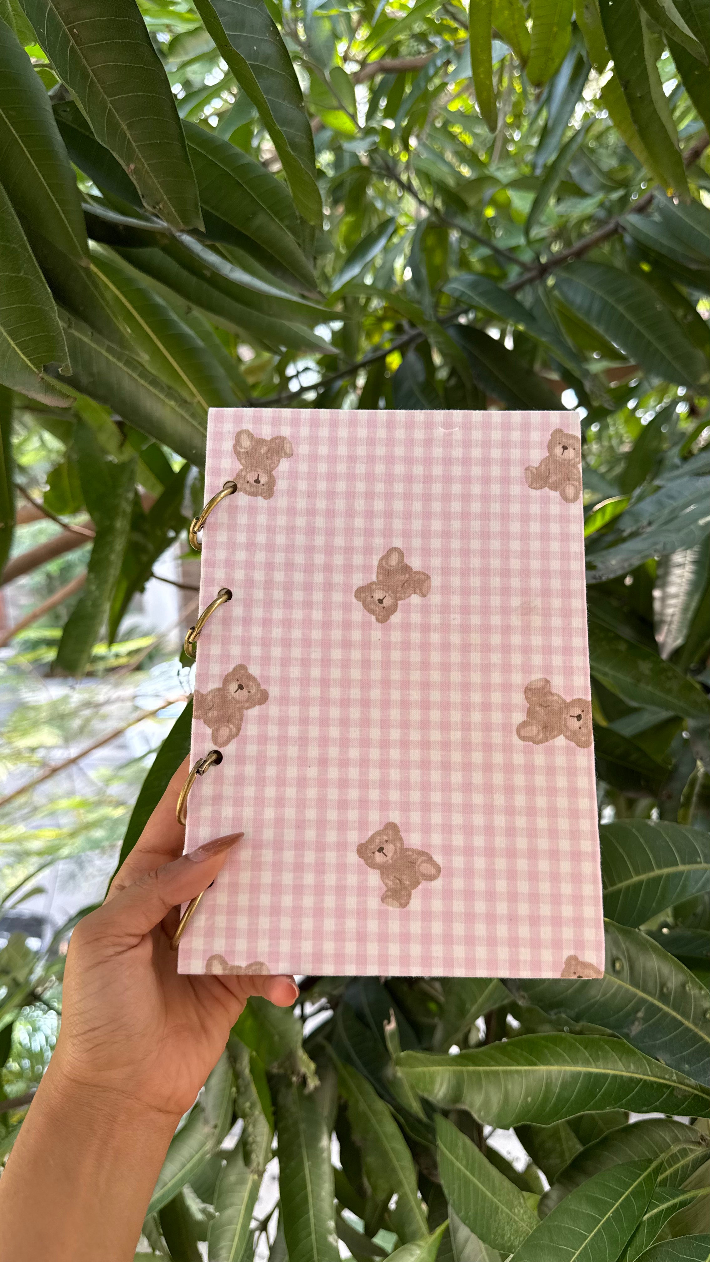 Cuddle A5 Fabric Journal