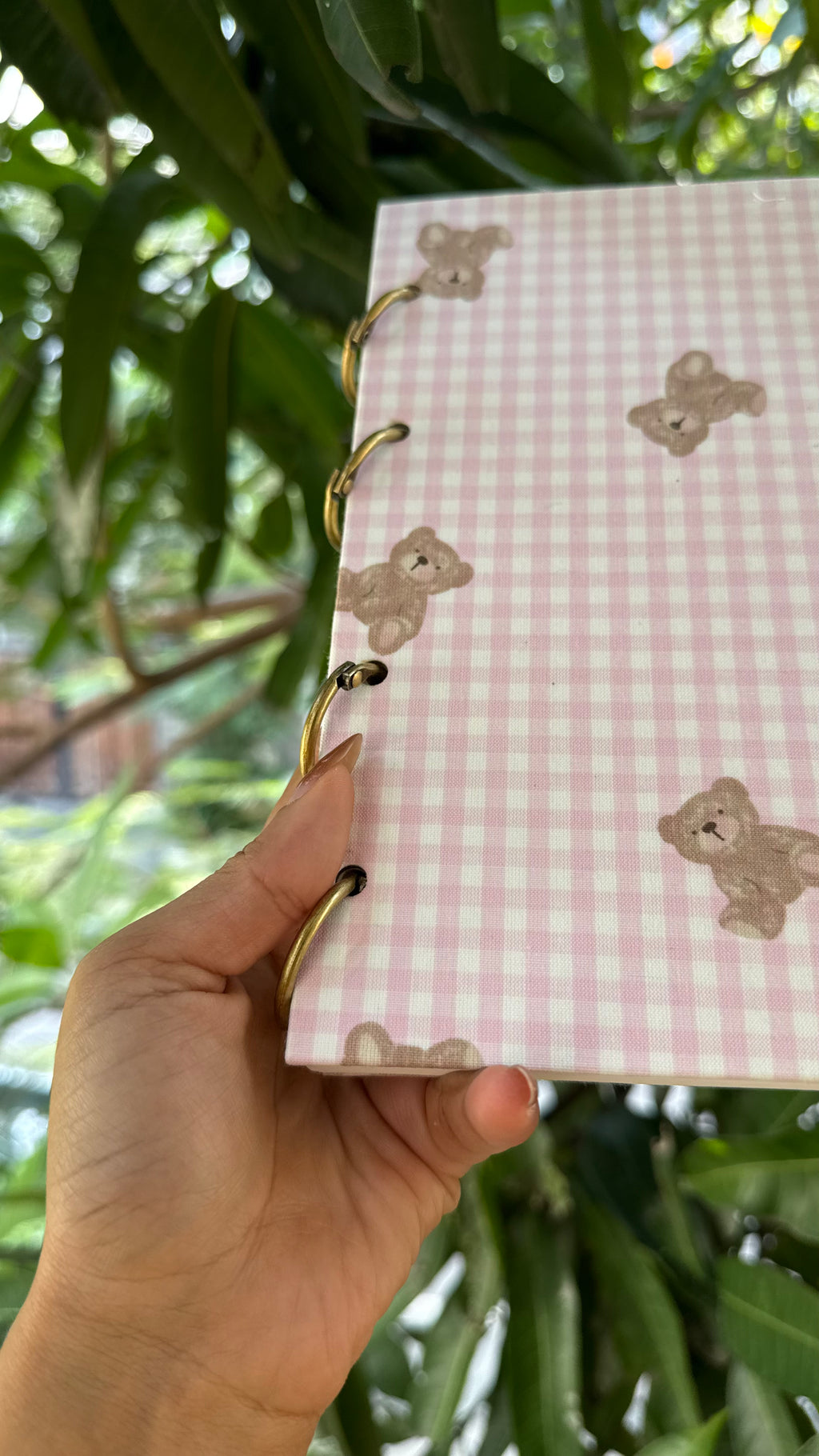 Cuddle A5 Fabric Journal