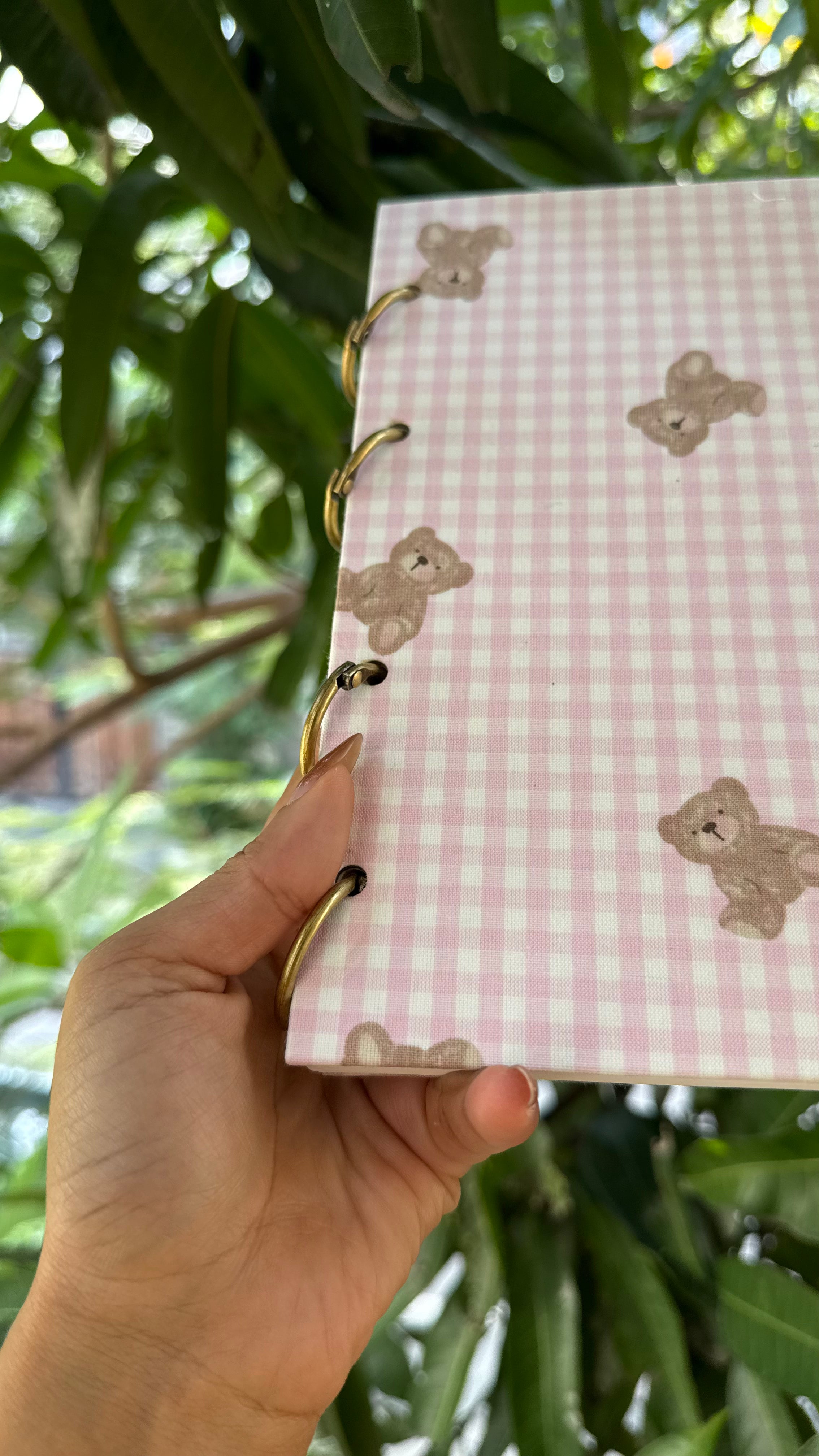 Cuddle A5 Fabric Journal