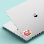 Duckie mode vinyl sticker