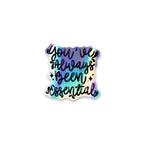 Essential vinyl sticker