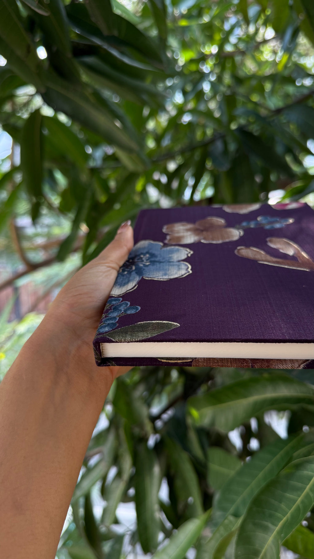 Fleur A5 Fabric Journal