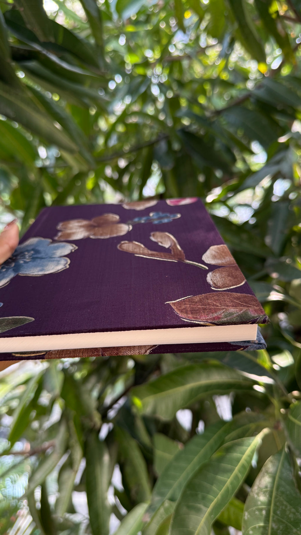 Fleur A5 Fabric Journal