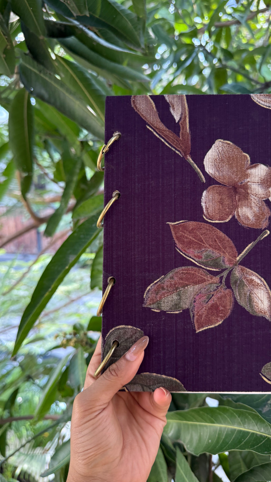 Fleur A5 Fabric Journal