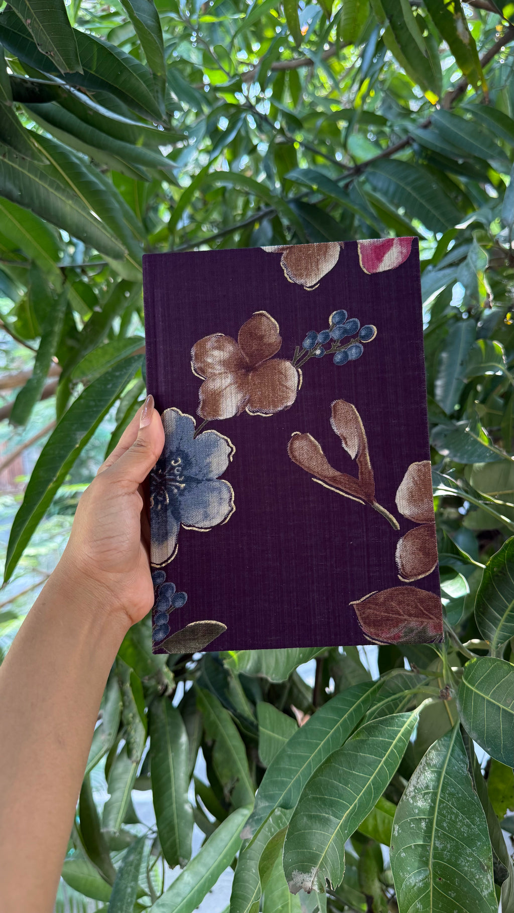 Fleur A5 Fabric Journal