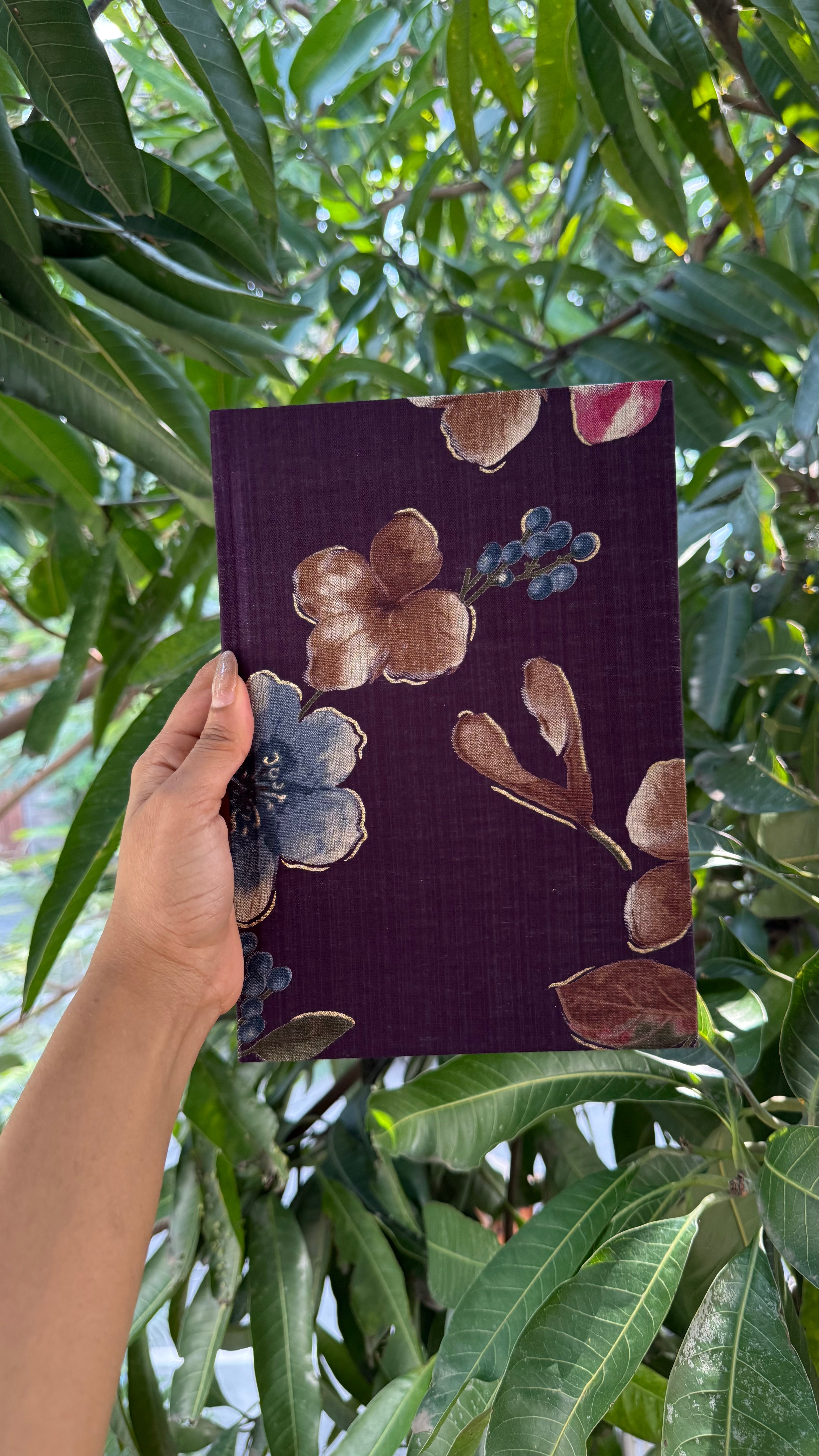 Fleur A5 Fabric Journal