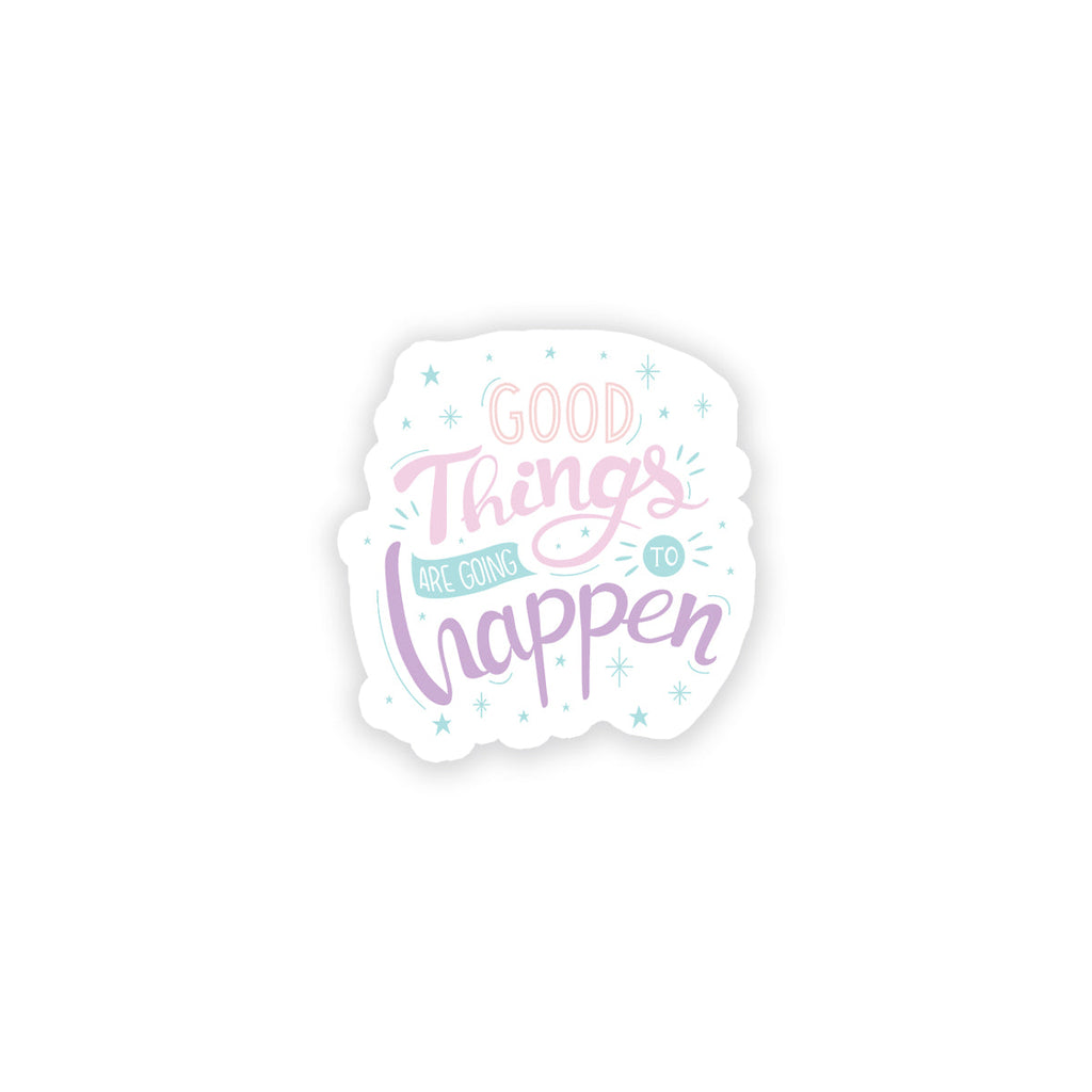 Happen vinyl sticker