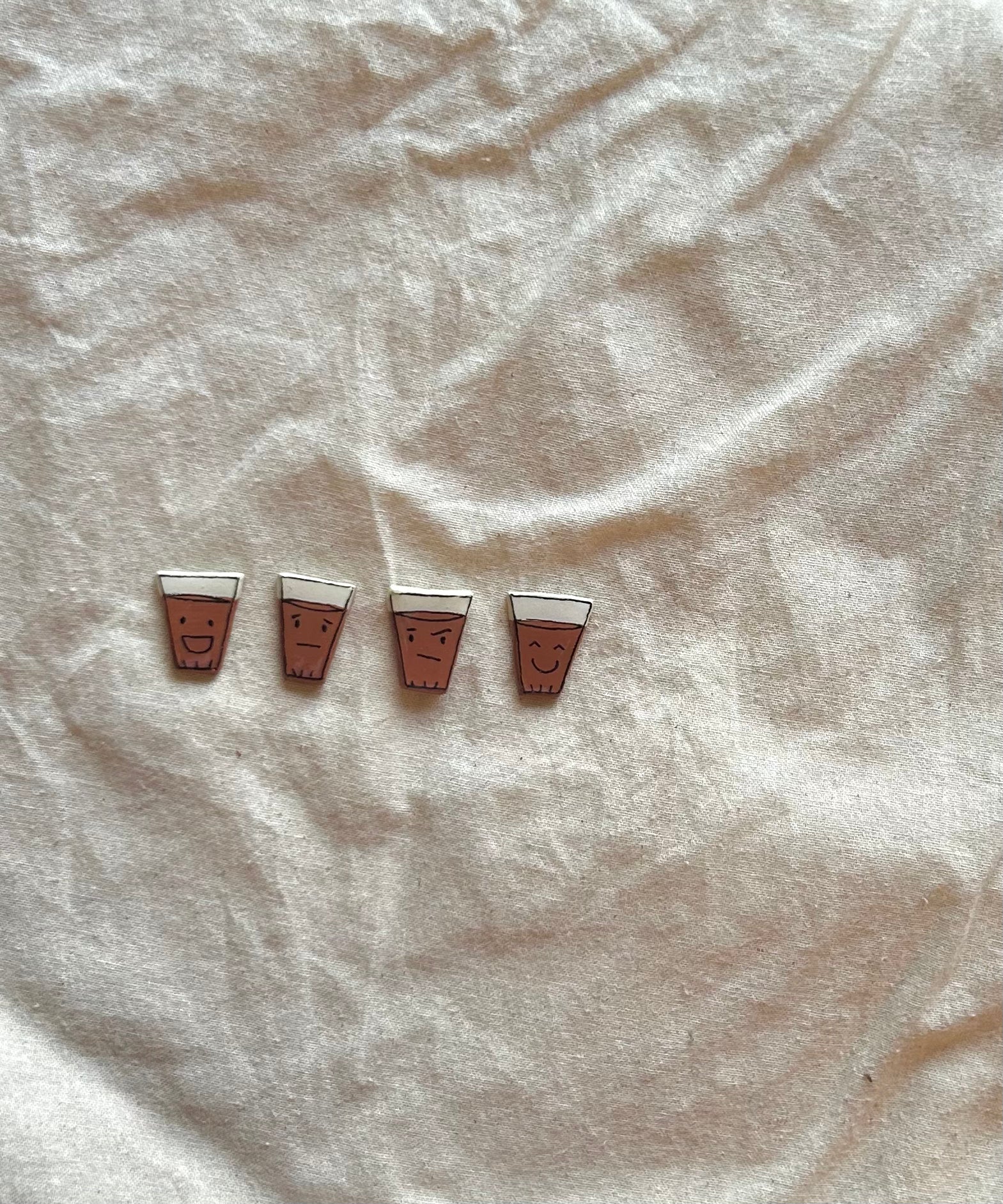 "Whats your mood" chai pin set