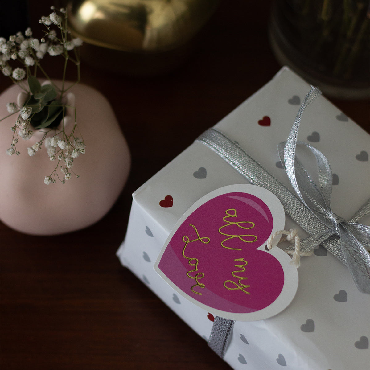 All my love gift tag (Set of 4)