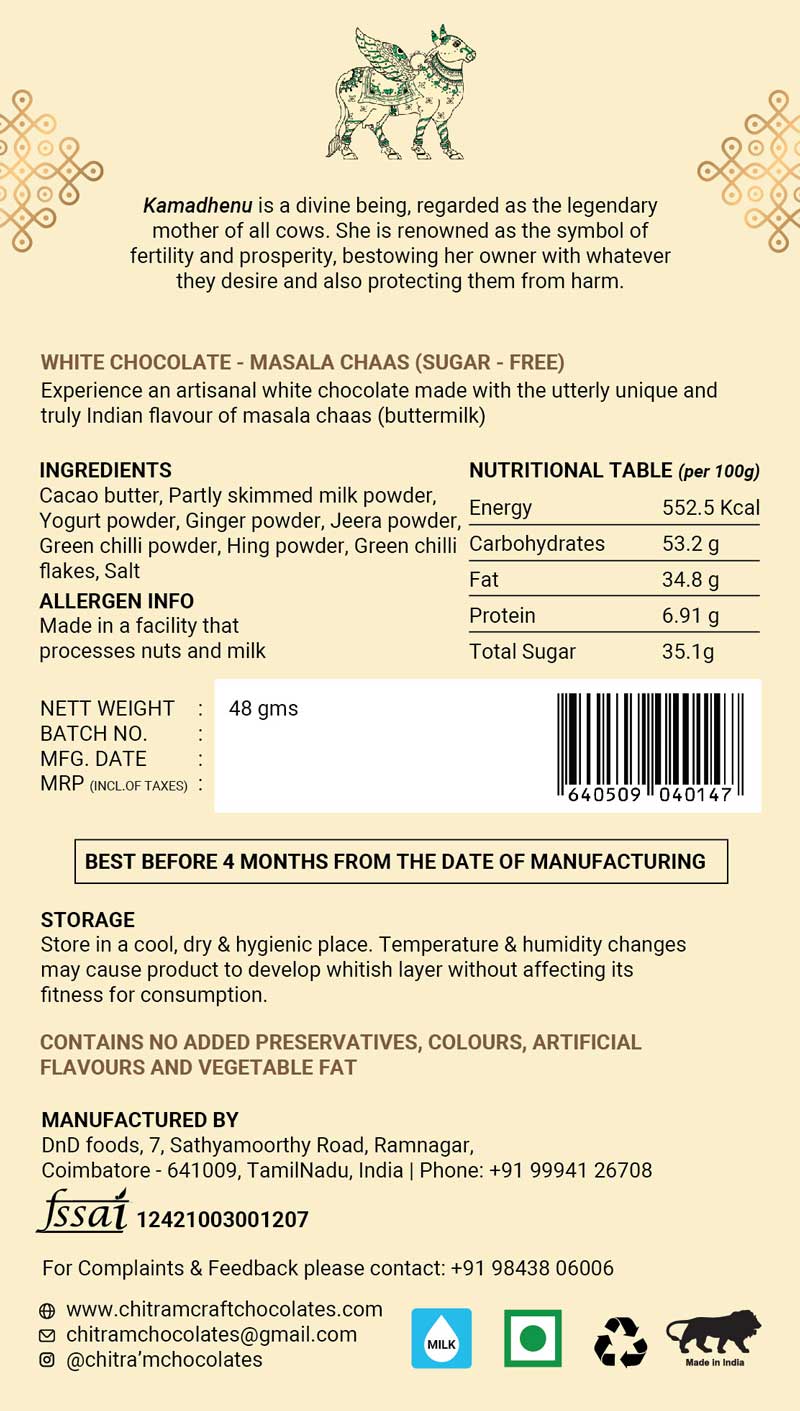 Masala Chaas (Without Sugar)