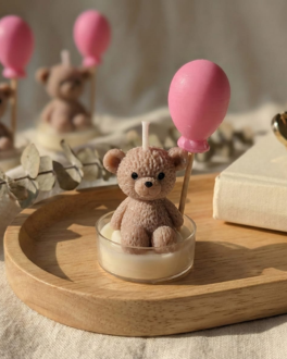 Teddy Candle
