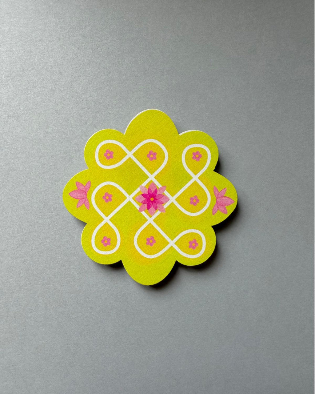 Kolam Magnet- yellow