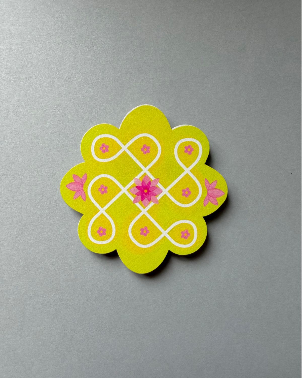 Kolam Magnet- yellow