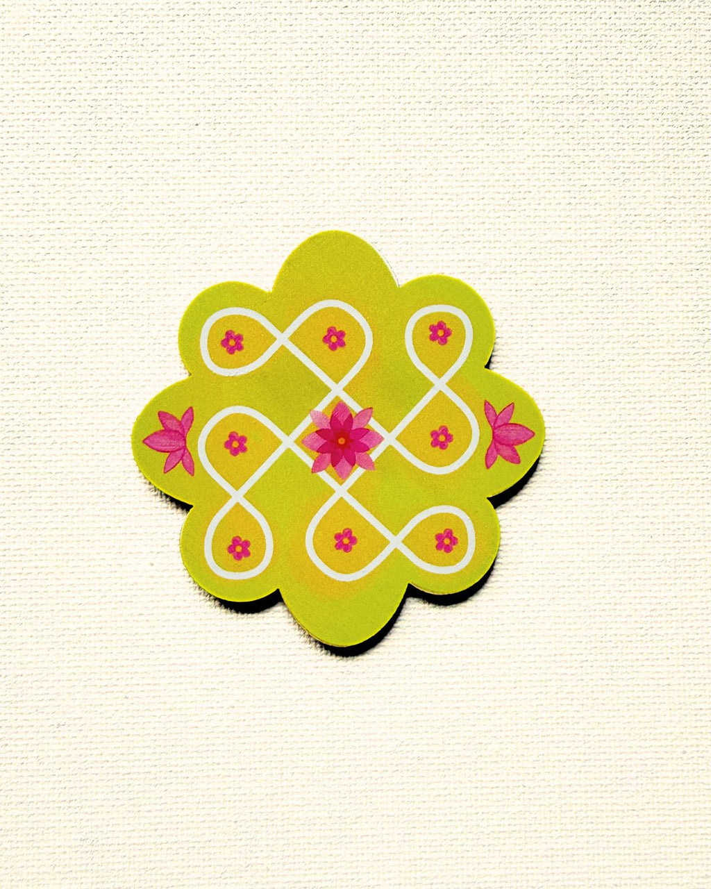 Kolam Magnet- yellow