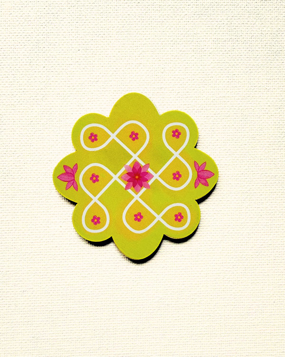 Kolam Magnet- yellow