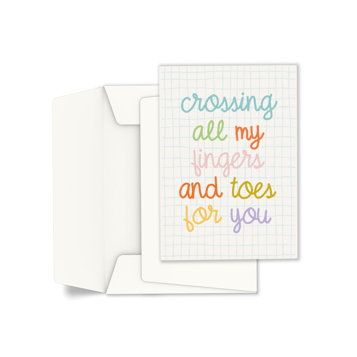 Crossing greeting card