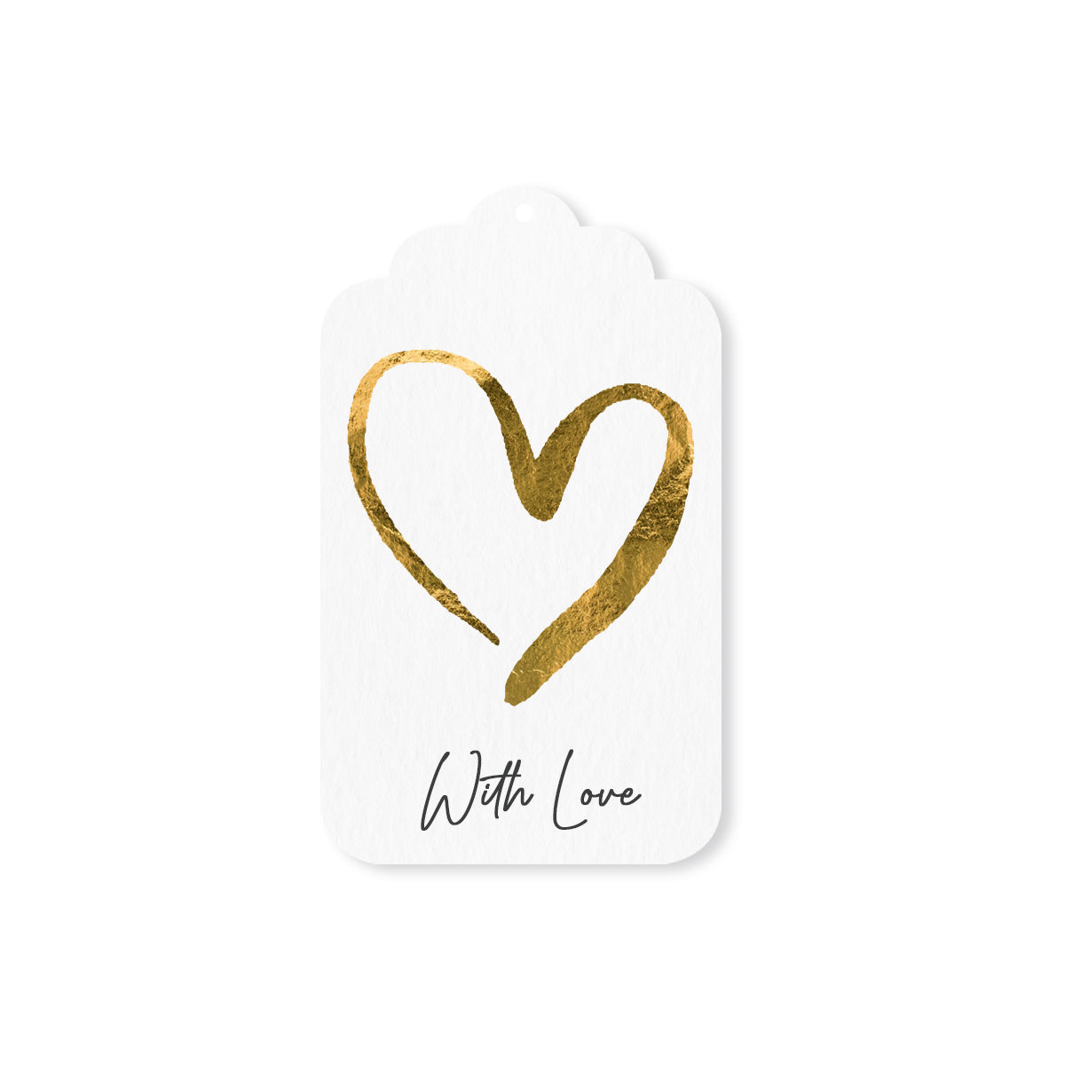 Love heart gift tag (Set of 4)