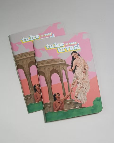 Take it easy Urvasi -PINK A6 pocket notebook