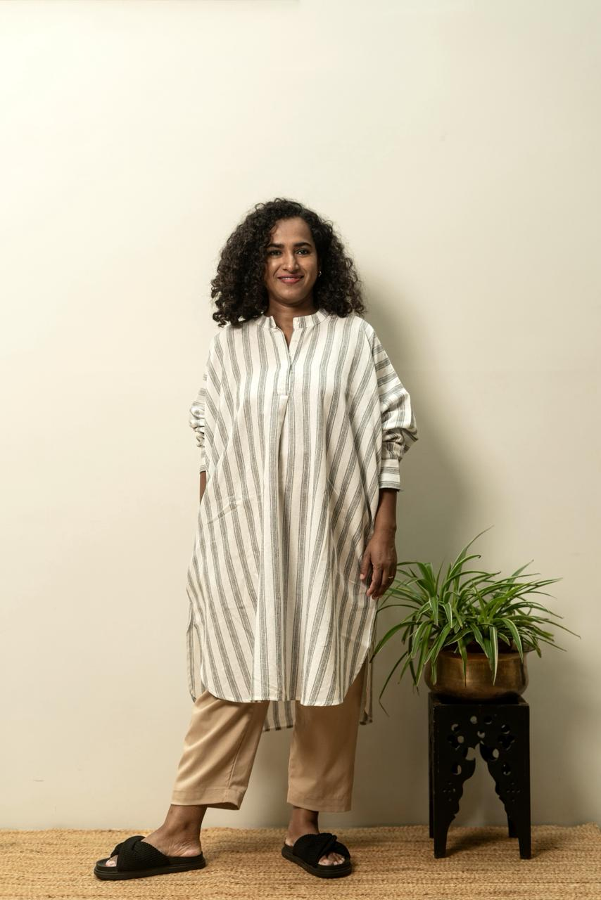 Stripes Lounge Kurta