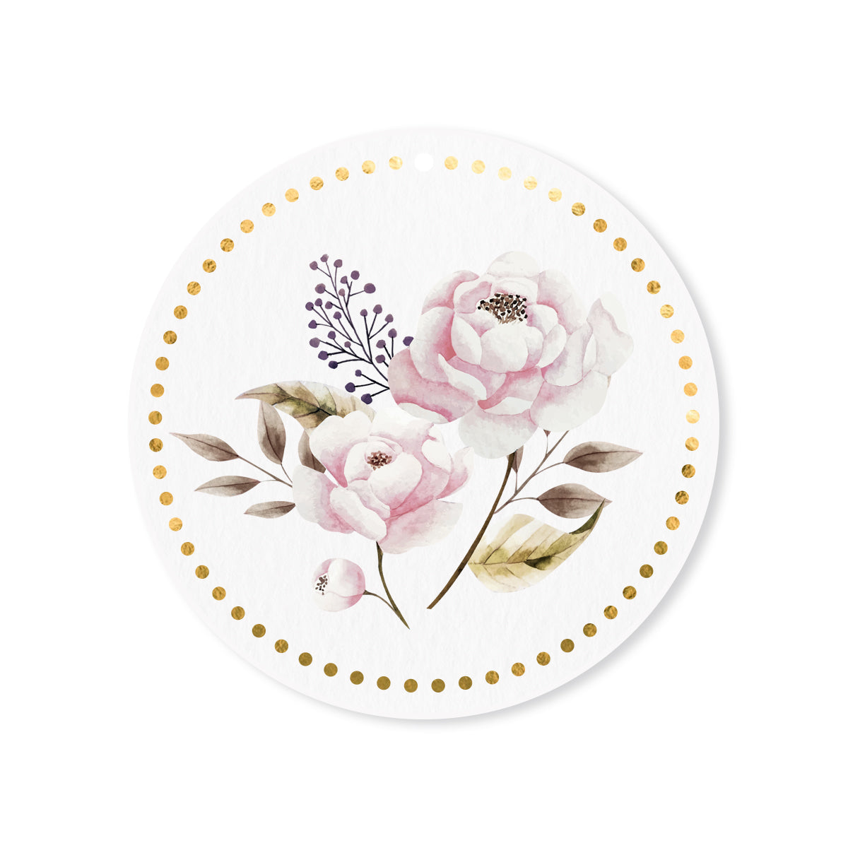 Rose gift tag (Set of 4)