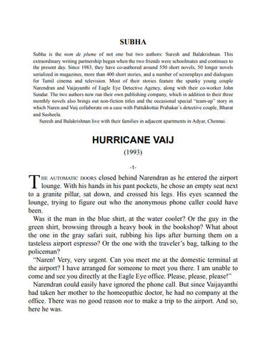 The Blaft Anthology of Tamil Pulp Fiction, Volume 1